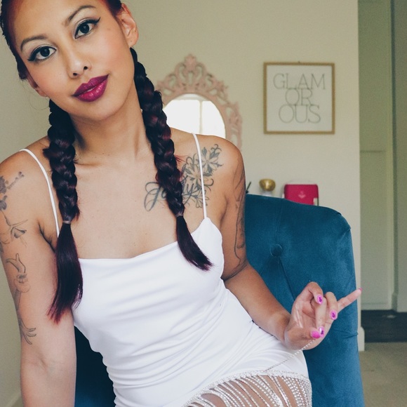 NEW White Dress with Tassel Detail - Picture 7 of 15